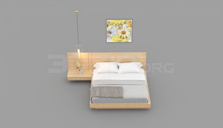 1378. Download Free Bed Model By Do The Anh