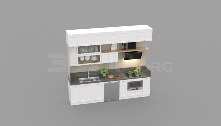 1382. Download Free Kitchen Model By Do The Anh
