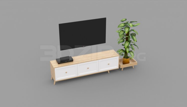 1385. Download Free TV Cabinet Model By Do The Anh