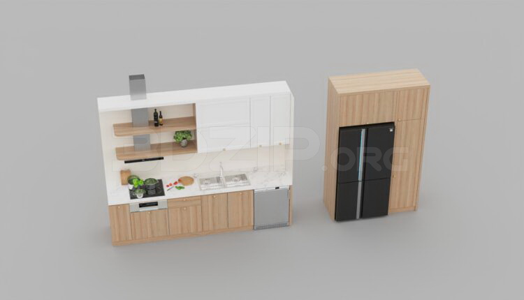 1394. Download Free Kitchen Model By Do The Anh