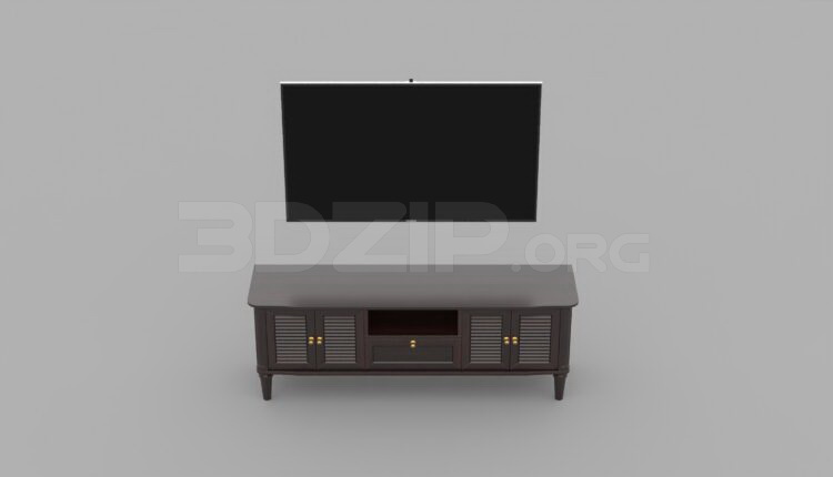 1404. Download Free TV Cabinet Model By Nguyen Duc Dai