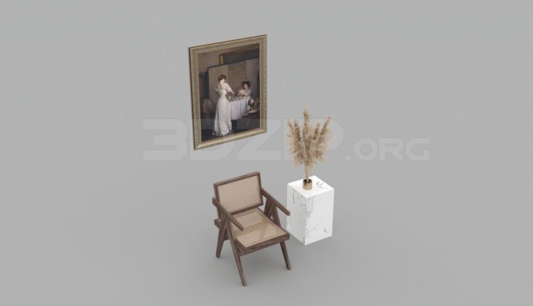 3799. Free 3D Chair Model Download