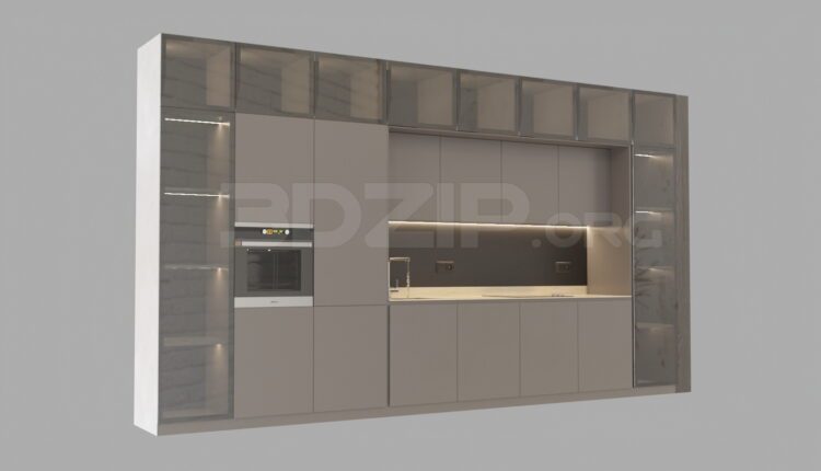 4103. Free 3D Kitchen Model Download