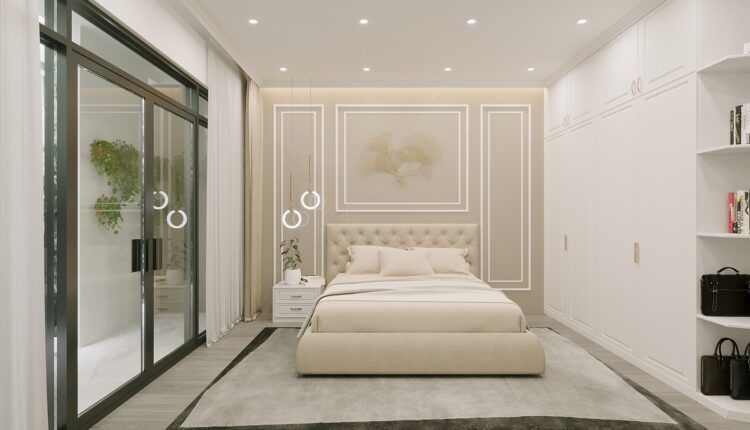 13152. 3D Master Bedroom Interior Model Download