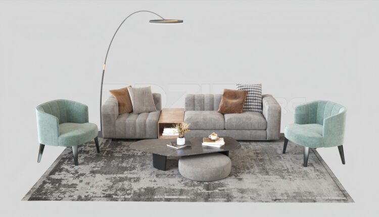 4169. Free 3D Sofa Model Download