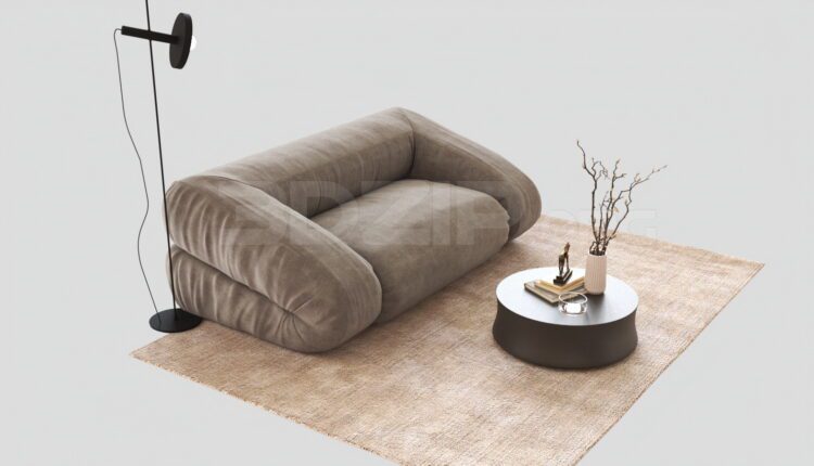 4202. Free 3D Sofa Model Download