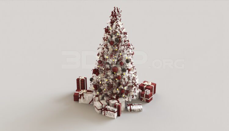 4249. Free 3D Christmas Tree Model Download