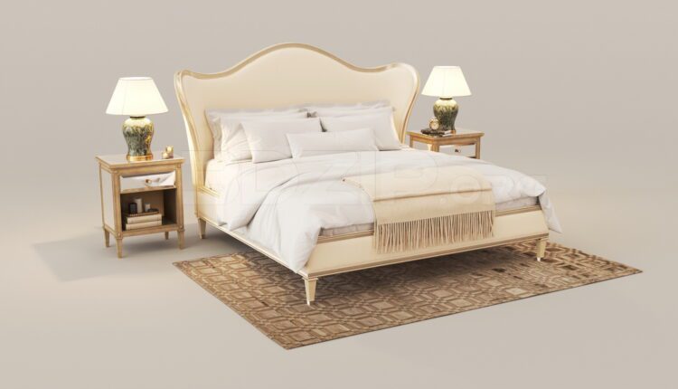 4274. Free 3D Bed Model Download