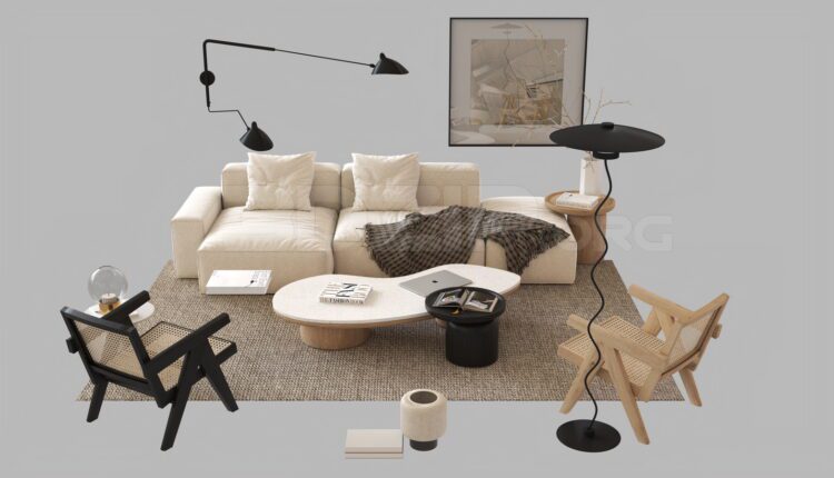 4330. Free 3D Sofa Model Download