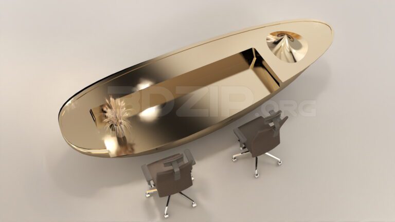 4539. Free 3D Reception Table Model Download