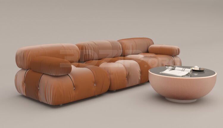 4629. Free 3D Sofa Model Download