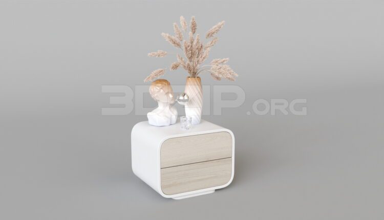 4636. Free 3D Decorative Set Model Download