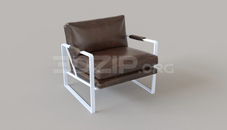 4691. Free 3D Armchair Model Download