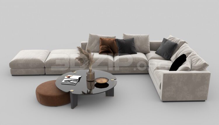 4716. Free 3D Sofa Model Download