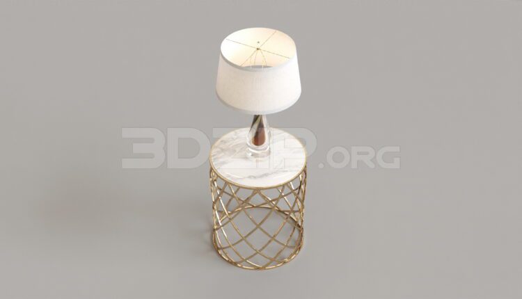 4732. Free 3D Table Lamp Model Download