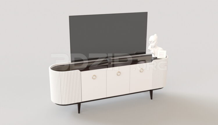 4734. Free 3D TV Cabinet Model Download