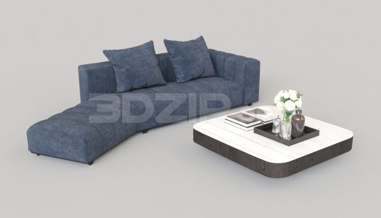 4796. Free 3D Sofa Model Download