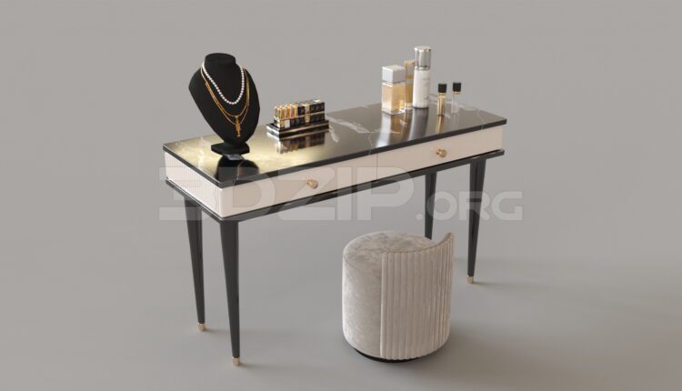 4806. Free 3D Dressing Table Model Download