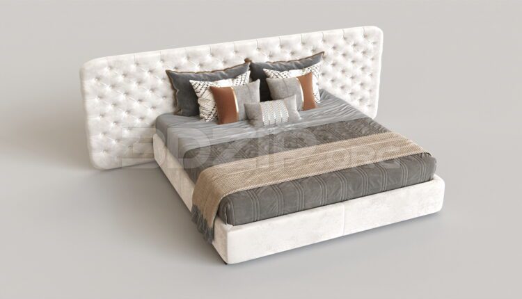 4807. Free 3D Bed Model Download