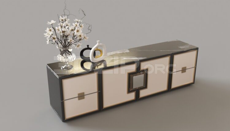 4810. Free 3D TV Cabinet Model Download