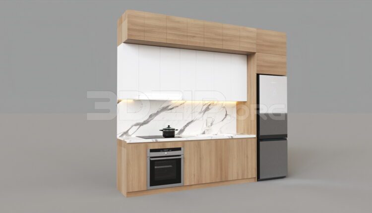 4816. Free 3D Kitchen Model Download