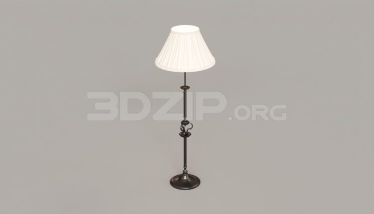 4827. Free 3D Floor Lamp Model Download