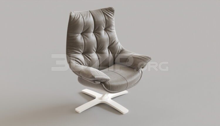 4837. Free 3D Armchair Model Download