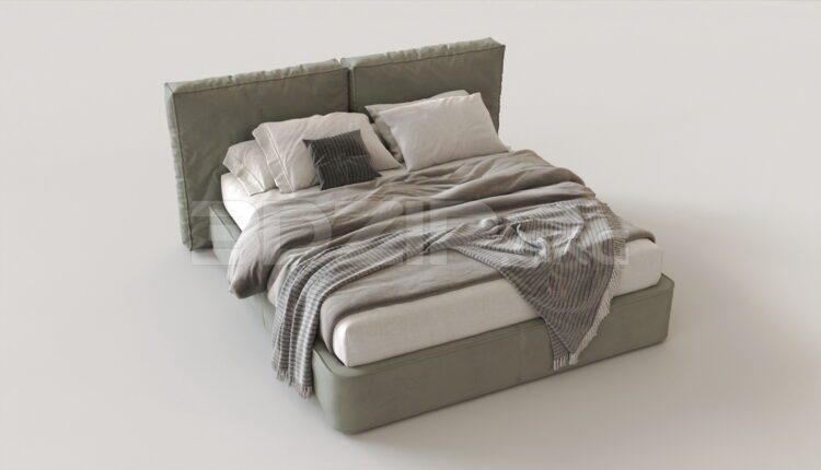 4844. Free 3D Bed Model Download