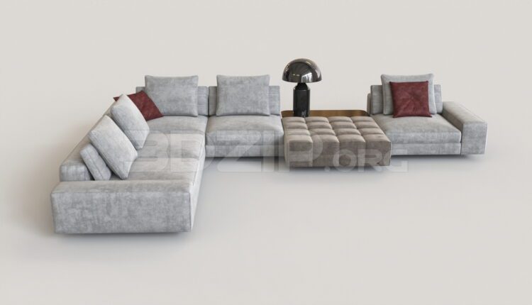 4872. Free 3D Sofa Model Download