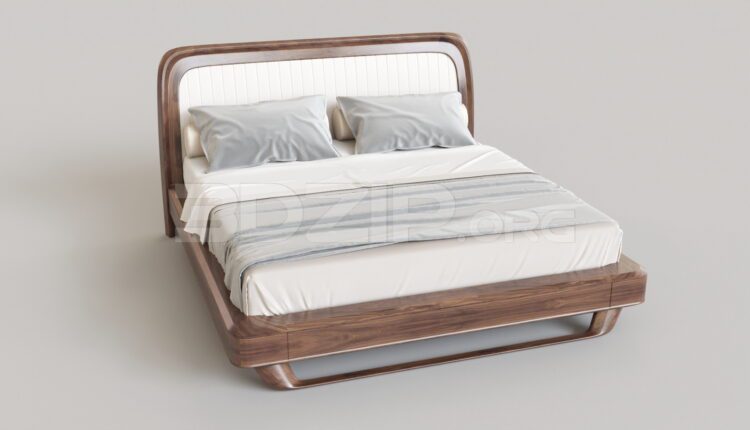 4888. Free 3D Bed Model Download