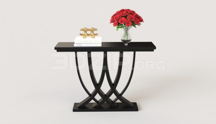 4909. Free 3D Console Table Model Download