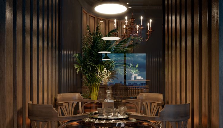 13324. Download Free 3D Restaurant Interior Model by Minh Hoang Vu