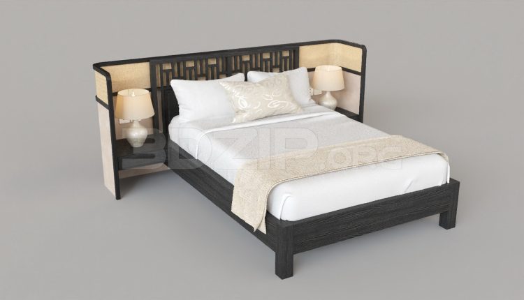 5318. Free 3D Bed Model Download