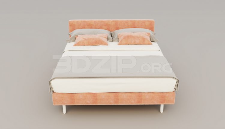 5336. Free 3D Bed Model Download