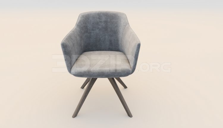 5342. Free 3D Armchair Model Download