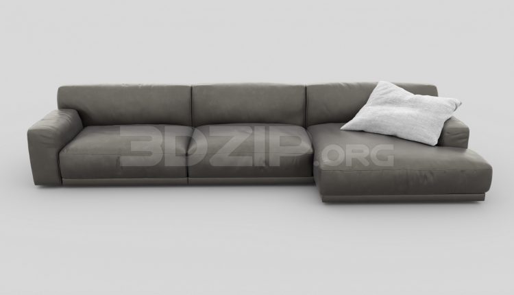 5346. Free 3D Sofa Model Download