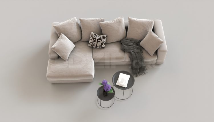 5474. Free 3D Sofa Model Download