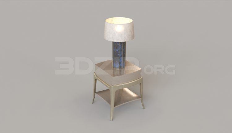 5535. Free 3D Table Lamp Model Download