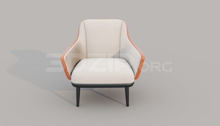 6613. Free 3Ds Max Armchair Model Download