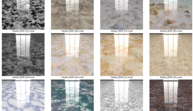 11382. Vray Materials Marble Free Download