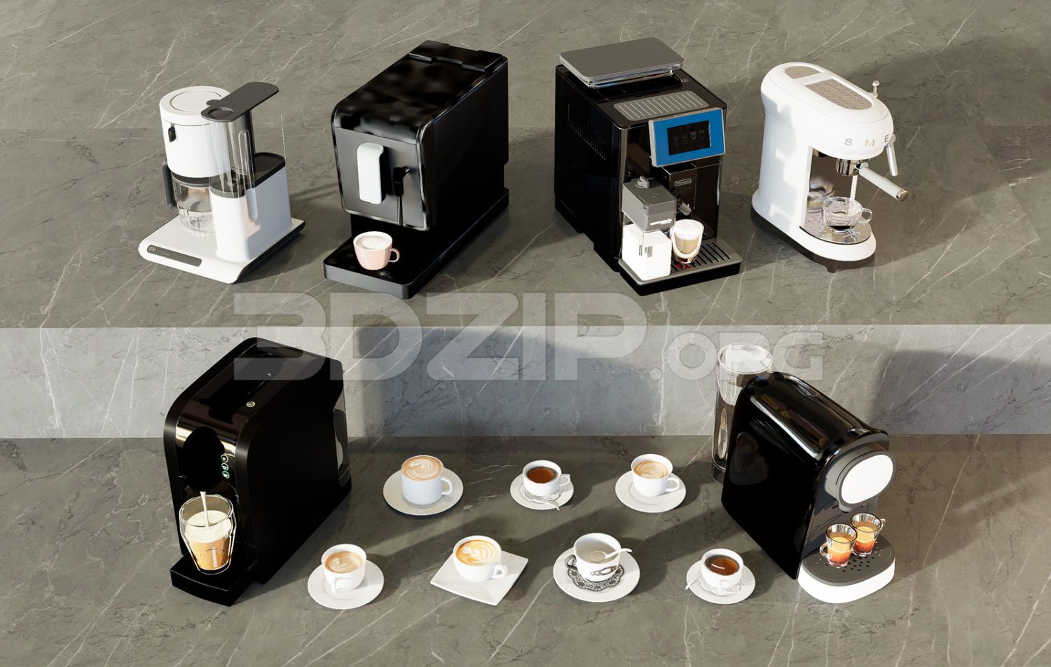 11448. Free 3Ds Max Coffee maker, beverage equipment Models Download
