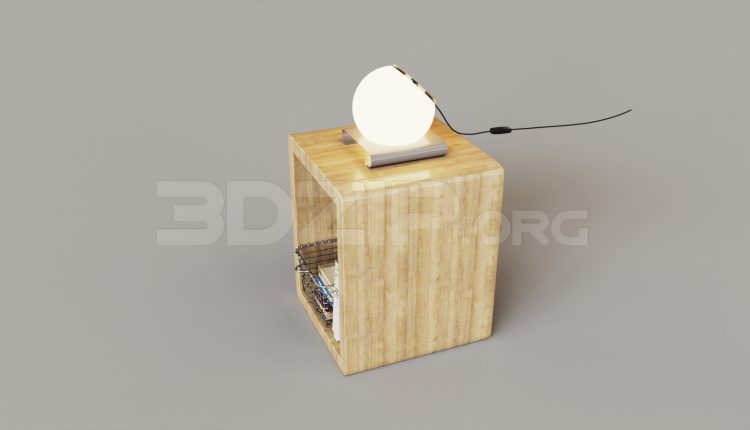 6746. Free 3Ds Max Table Lamp Model Download