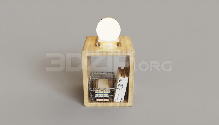 6746. Free 3Ds Max Table Lamp Model Download