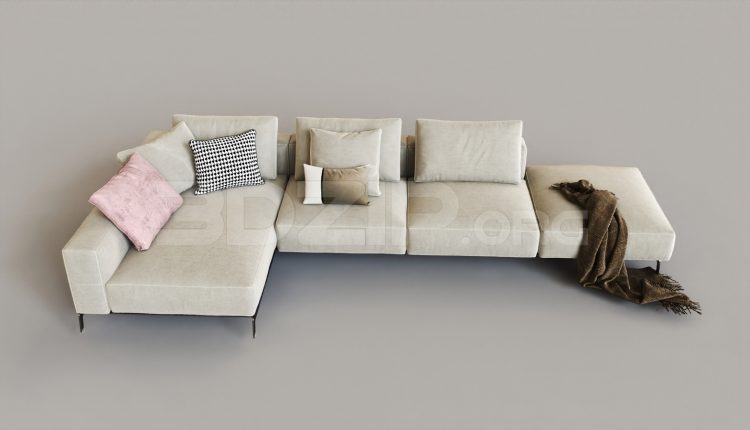 6748. Free 3Ds Max Sofa Model Download