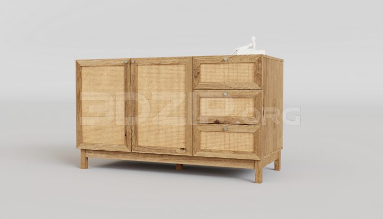 16147. Free 3ds Max Display Cabinets Model Download (1)