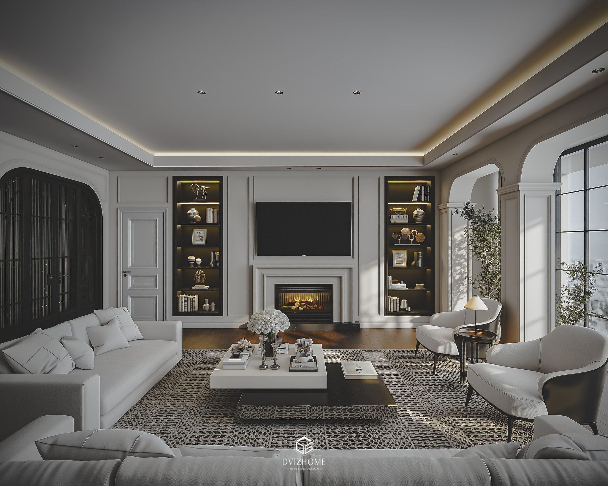 13793. 3ds Max Living Room Interior Model Download By Phong Nguyen (1)