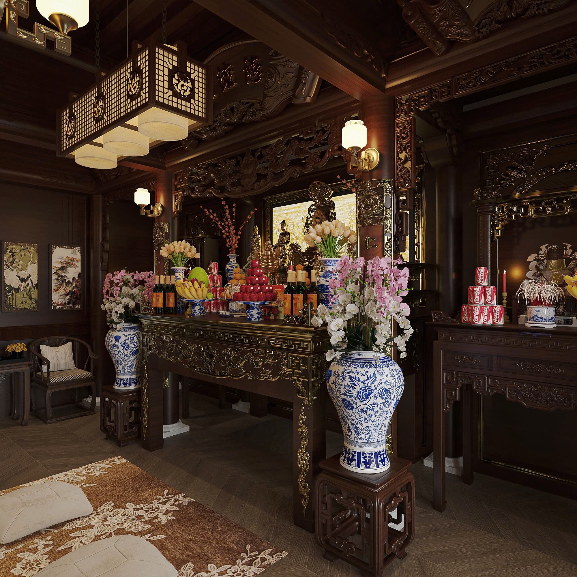 13794. Free 3ds Max Altar Room Interior Model Download By Duc Nguyen (1)