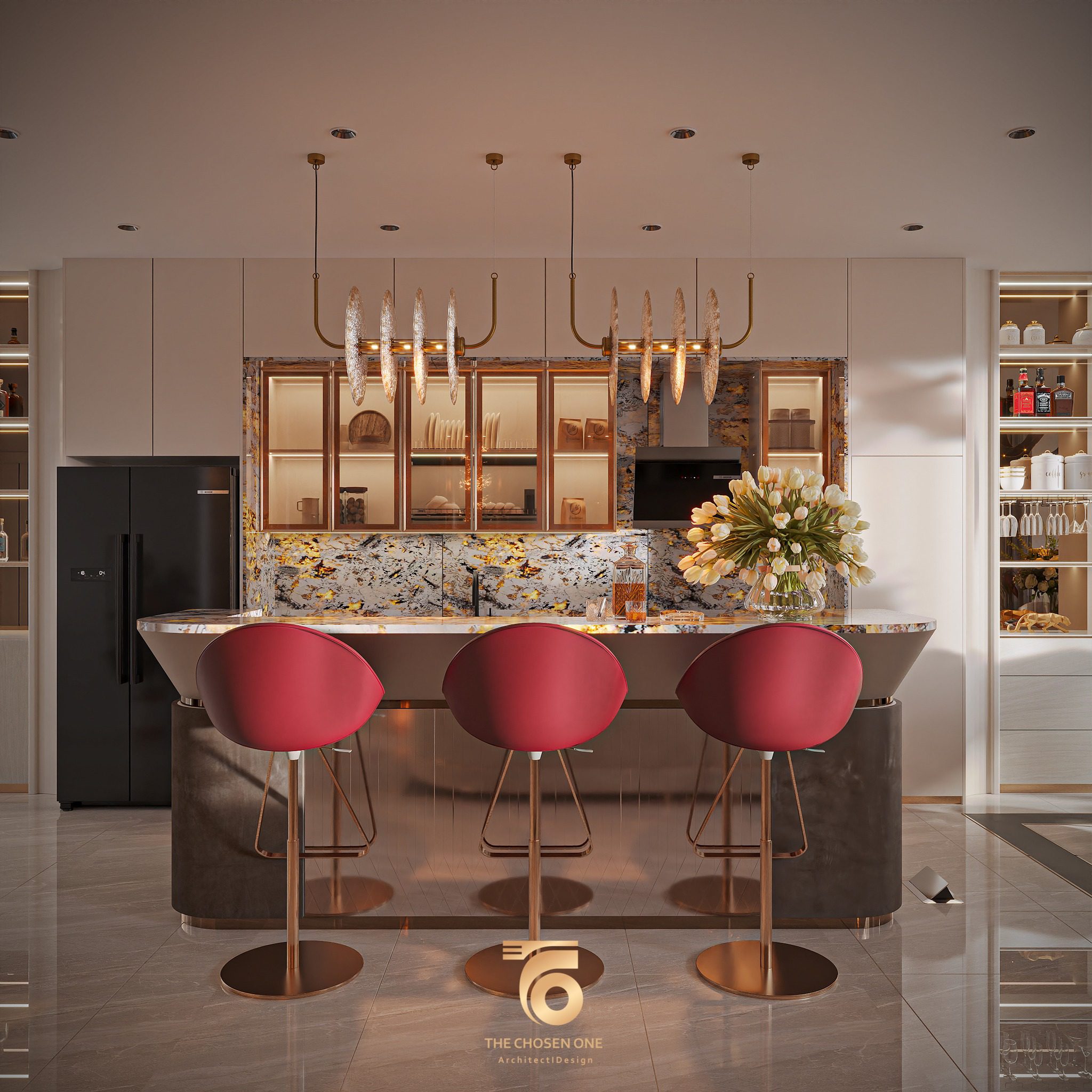 13800. 3ds Max Living Room - Kitchen Interior Model Download By Nguyen Phu Thinh (10)