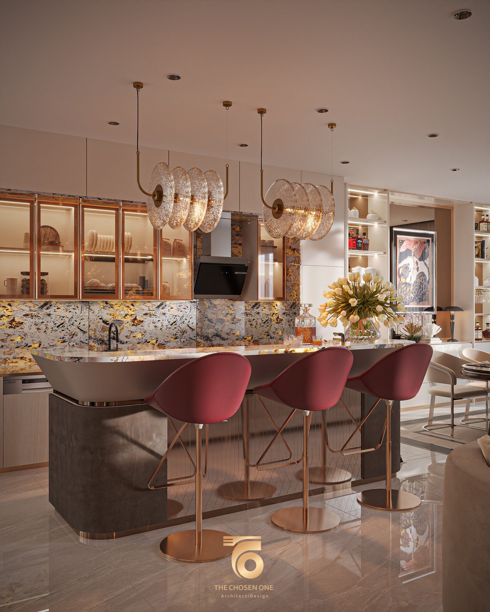 13800. 3ds Max Living Room - Kitchen Interior Model Download By Nguyen Phu Thinh (11)