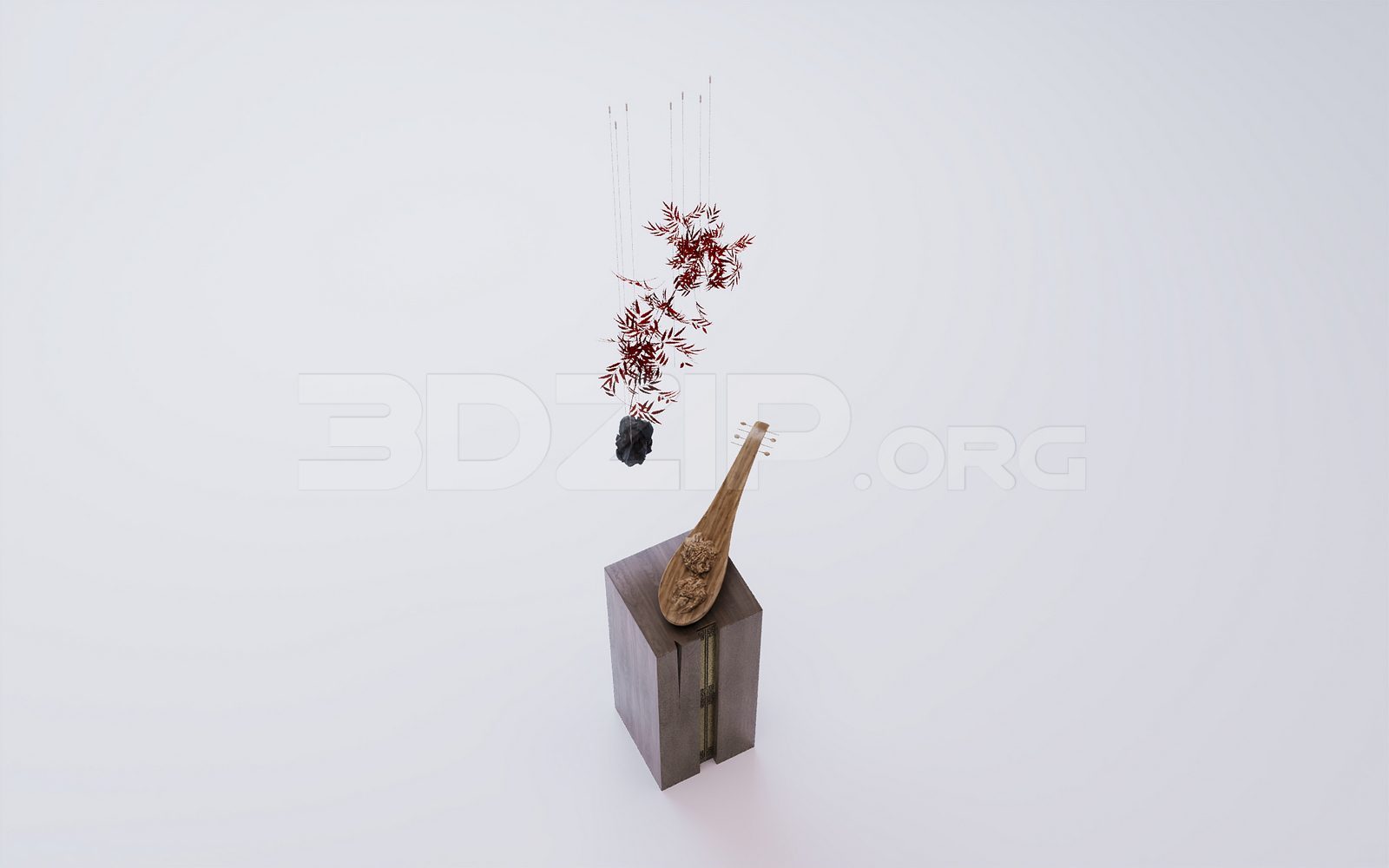 17936. Free 3ds Max Decorative Set Model Download (2)